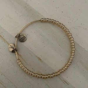 ALEX AND ANI gold beaded bracelet
